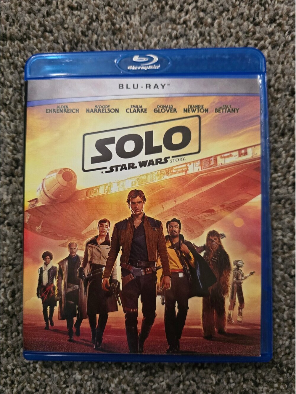 Solo A Star Wars Story Blu-ray DVD Combo 2018 Disney Lucasfilm Han Solo